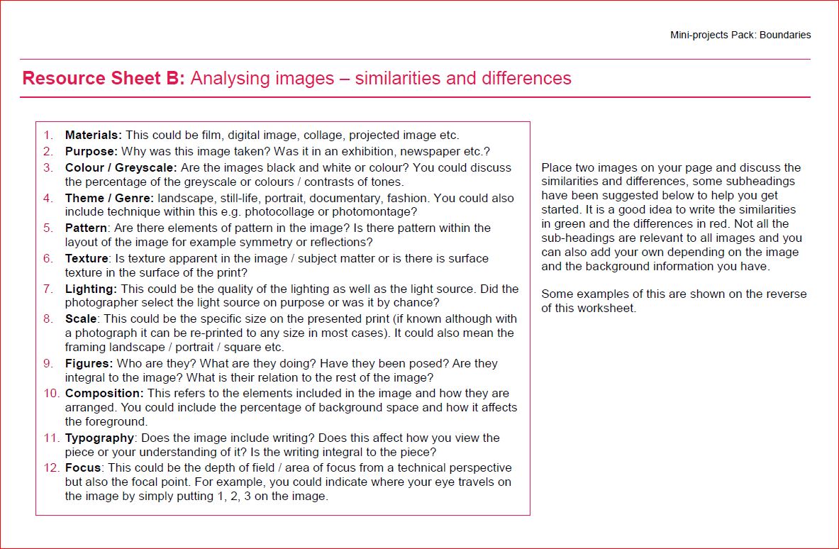 Digital Media course outline Online Learning area